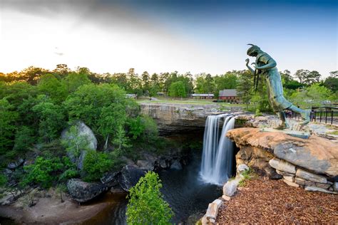 Noccalula falls gadsden - 1. Explore the Park. Attractions. Black Creek Trails. 2. Visit the Pioneer Village. 3. See the Botanical Gardens. 4. Stay at the Noccalula Falls Campground. 5. Rent a Log Cabin …